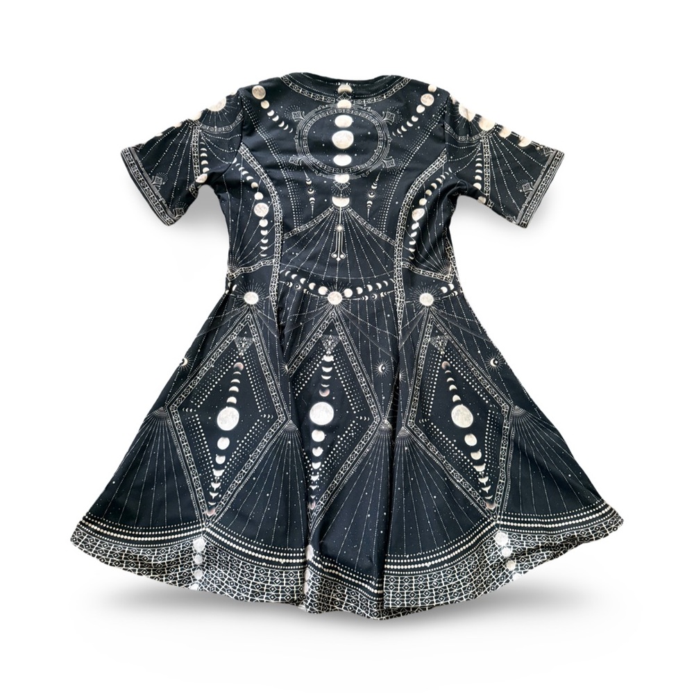 BlackMilk Moon Phases Evil Tee Dress Sz M - Picture 2 of 3